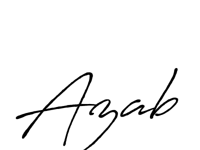 It looks lik you need a new signature style for name Azab. Design unique handwritten (Antro_Vectra_Bolder) signature with our free signature maker in just a few clicks. Azab signature style 7 images and pictures png
