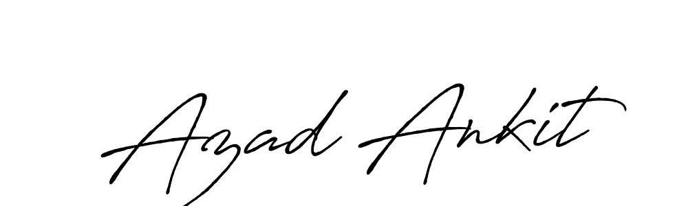 Similarly Antro_Vectra_Bolder is the best handwritten signature design. Signature creator online .You can use it as an online autograph creator for name Azad Ankit. Azad Ankit signature style 7 images and pictures png