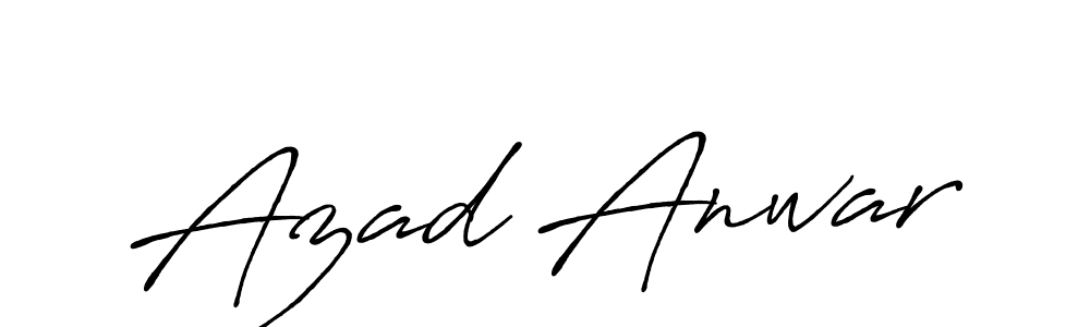 Here are the top 10 professional signature styles for the name Azad Anwar. These are the best autograph styles you can use for your name. Azad Anwar signature style 7 images and pictures png