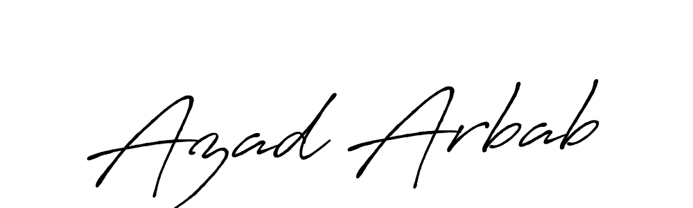 Make a beautiful signature design for name Azad Arbab. Use this online signature maker to create a handwritten signature for free. Azad Arbab signature style 7 images and pictures png