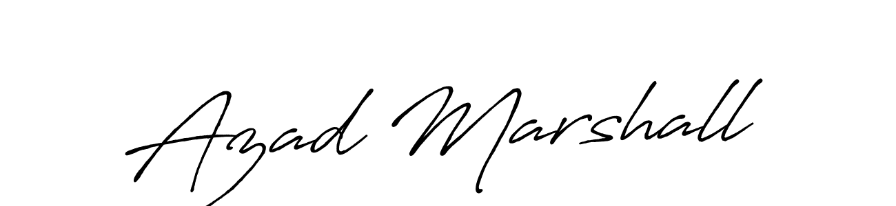 It looks lik you need a new signature style for name Azad Marshall. Design unique handwritten (Antro_Vectra_Bolder) signature with our free signature maker in just a few clicks. Azad Marshall signature style 7 images and pictures png
