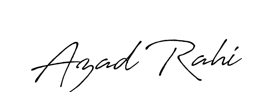 You can use this online signature creator to create a handwritten signature for the name Azad Rahi. This is the best online autograph maker. Azad Rahi signature style 7 images and pictures png