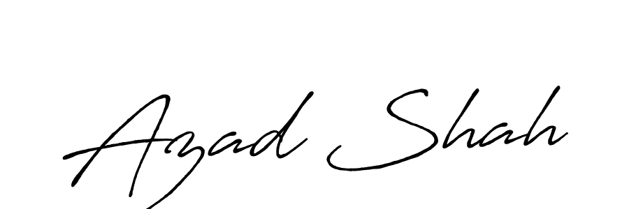 Make a beautiful signature design for name Azad Shah. Use this online signature maker to create a handwritten signature for free. Azad Shah signature style 7 images and pictures png