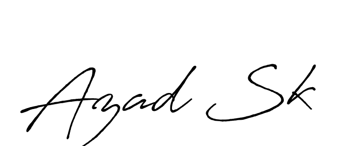 It looks lik you need a new signature style for name Azad Sk. Design unique handwritten (Antro_Vectra_Bolder) signature with our free signature maker in just a few clicks. Azad Sk signature style 7 images and pictures png