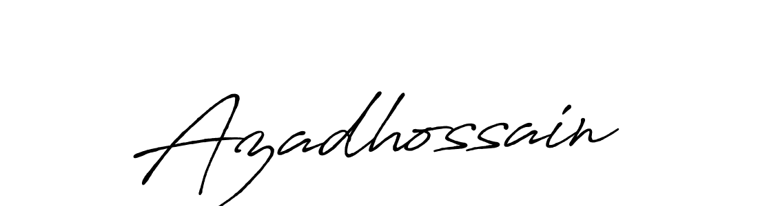 Also You can easily find your signature by using the search form. We will create Azadhossain name handwritten signature images for you free of cost using Antro_Vectra_Bolder sign style. Azadhossain signature style 7 images and pictures png