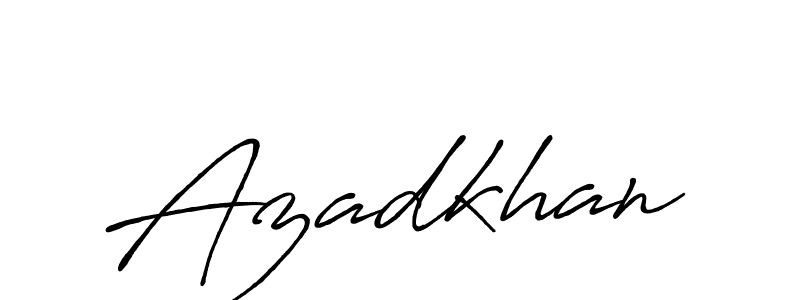 You can use this online signature creator to create a handwritten signature for the name Azadkhan. This is the best online autograph maker. Azadkhan signature style 7 images and pictures png