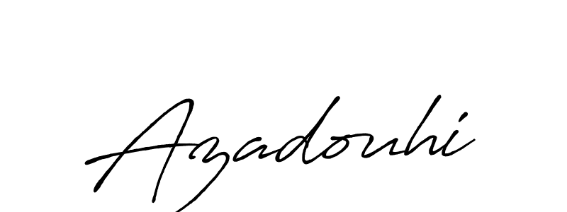 How to make Azadouhi signature? Antro_Vectra_Bolder is a professional autograph style. Create handwritten signature for Azadouhi name. Azadouhi signature style 7 images and pictures png