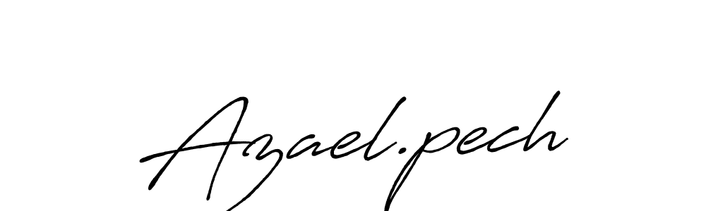 Design your own signature with our free online signature maker. With this signature software, you can create a handwritten (Antro_Vectra_Bolder) signature for name Azael.pech. Azael.pech signature style 7 images and pictures png