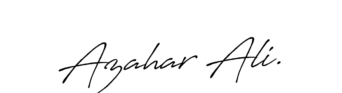 Also You can easily find your signature by using the search form. We will create Azahar Ali. name handwritten signature images for you free of cost using Antro_Vectra_Bolder sign style. Azahar Ali. signature style 7 images and pictures png