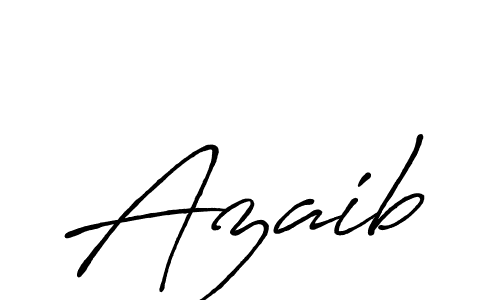 The best way (Antro_Vectra_Bolder) to make a short signature is to pick only two or three words in your name. The name Azaib include a total of six letters. For converting this name. Azaib signature style 7 images and pictures png