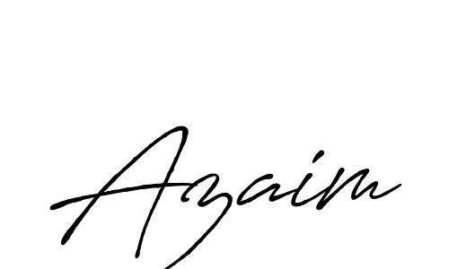 Make a beautiful signature design for name Azaim. Use this online signature maker to create a handwritten signature for free. Azaim signature style 7 images and pictures png