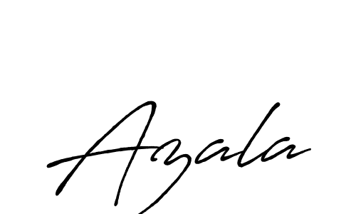 How to make Azala name signature. Use Antro_Vectra_Bolder style for creating short signs online. This is the latest handwritten sign. Azala signature style 7 images and pictures png