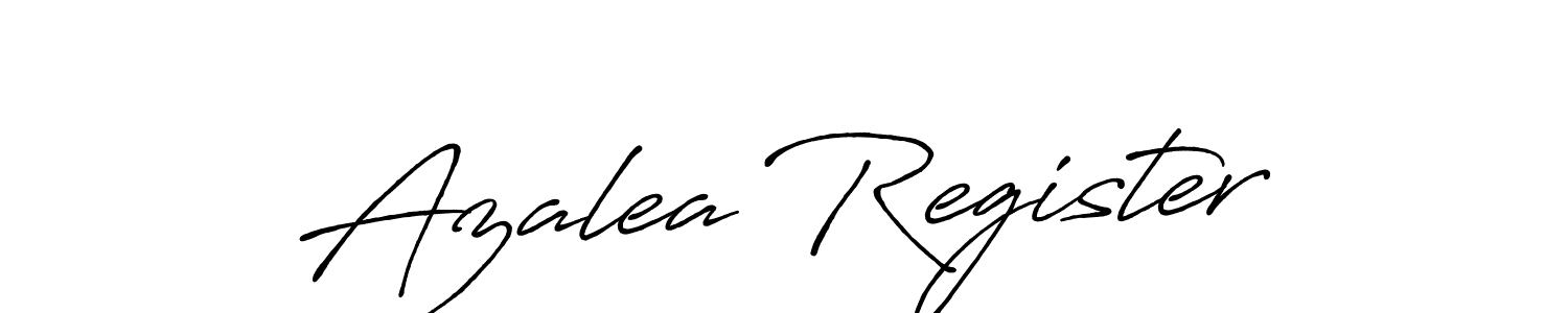 Make a beautiful signature design for name Azalea Register. Use this online signature maker to create a handwritten signature for free. Azalea Register signature style 7 images and pictures png