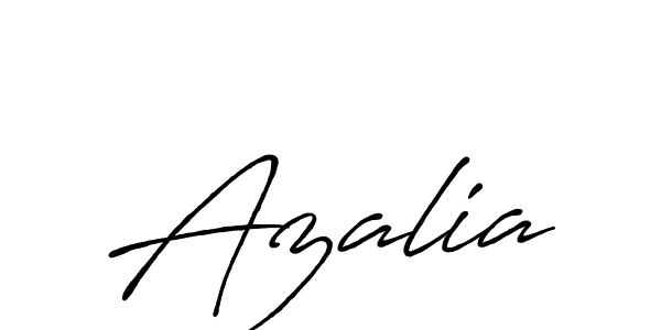 Use a signature maker to create a handwritten signature online. With this signature software, you can design (Antro_Vectra_Bolder) your own signature for name Azalia. Azalia signature style 7 images and pictures png