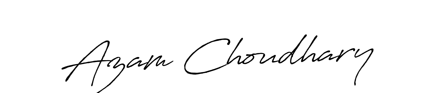 The best way (Antro_Vectra_Bolder) to make a short signature is to pick only two or three words in your name. The name Azam Choudhary include a total of six letters. For converting this name. Azam Choudhary signature style 7 images and pictures png