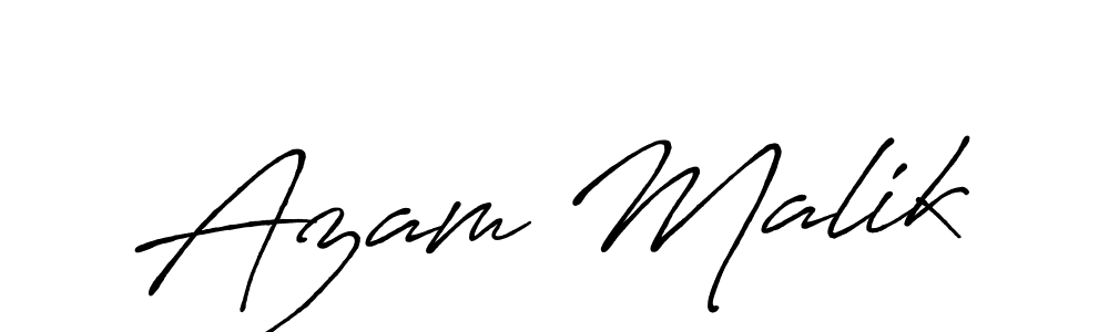 Make a beautiful signature design for name Azam Malik. Use this online signature maker to create a handwritten signature for free. Azam Malik signature style 7 images and pictures png