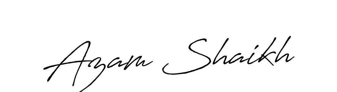 Here are the top 10 professional signature styles for the name Azam Shaikh. These are the best autograph styles you can use for your name. Azam Shaikh signature style 7 images and pictures png