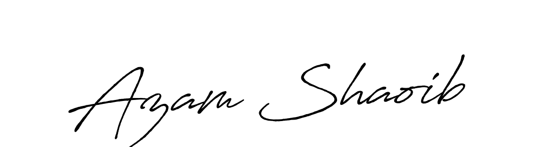 How to Draw Azam Shaoib signature style? Antro_Vectra_Bolder is a latest design signature styles for name Azam Shaoib. Azam Shaoib signature style 7 images and pictures png