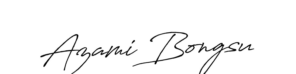 Also You can easily find your signature by using the search form. We will create Azami Bongsu name handwritten signature images for you free of cost using Antro_Vectra_Bolder sign style. Azami Bongsu signature style 7 images and pictures png