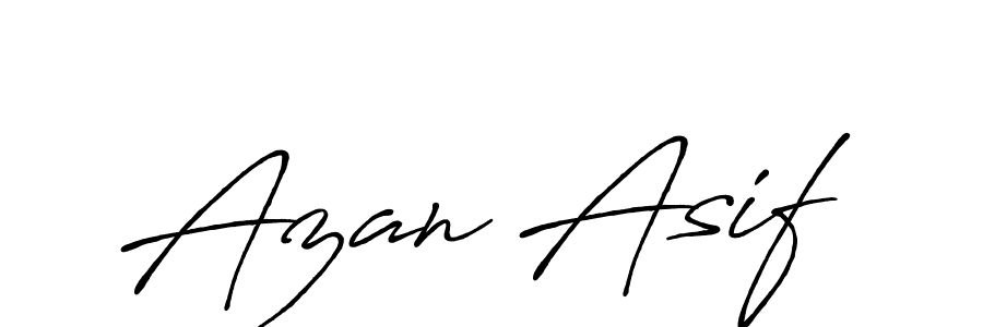 You should practise on your own different ways (Antro_Vectra_Bolder) to write your name (Azan Asif) in signature. don't let someone else do it for you. Azan Asif signature style 7 images and pictures png