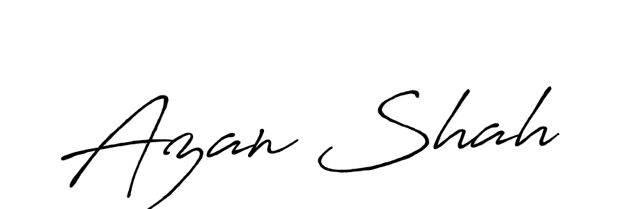 Make a beautiful signature design for name Azan Shah. Use this online signature maker to create a handwritten signature for free. Azan Shah signature style 7 images and pictures png