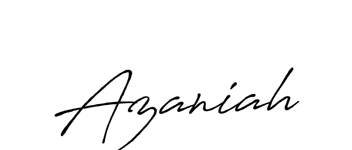 It looks lik you need a new signature style for name Azaniah. Design unique handwritten (Antro_Vectra_Bolder) signature with our free signature maker in just a few clicks. Azaniah signature style 7 images and pictures png