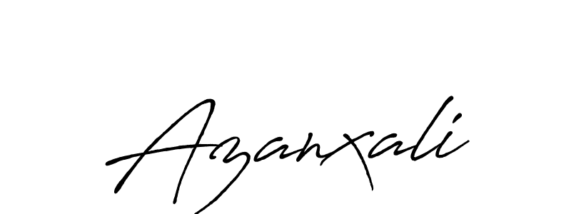 It looks lik you need a new signature style for name Azanxali. Design unique handwritten (Antro_Vectra_Bolder) signature with our free signature maker in just a few clicks. Azanxali signature style 7 images and pictures png