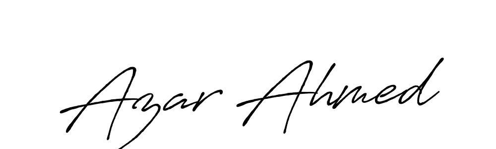 Make a beautiful signature design for name Azar Ahmed. Use this online signature maker to create a handwritten signature for free. Azar Ahmed signature style 7 images and pictures png