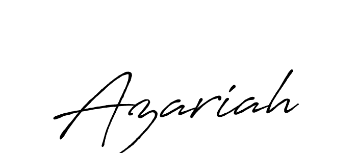 The best way (Antro_Vectra_Bolder) to make a short signature is to pick only two or three words in your name. The name Azariah include a total of six letters. For converting this name. Azariah signature style 7 images and pictures png