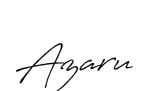 Azaru stylish signature style. Best Handwritten Sign (Antro_Vectra_Bolder) for my name. Handwritten Signature Collection Ideas for my name Azaru. Azaru signature style 7 images and pictures png