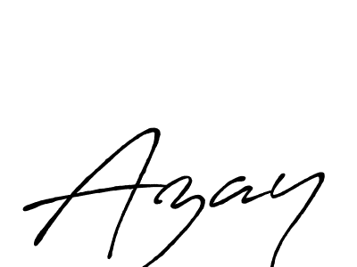Use a signature maker to create a handwritten signature online. With this signature software, you can design (Antro_Vectra_Bolder) your own signature for name Azay. Azay signature style 7 images and pictures png