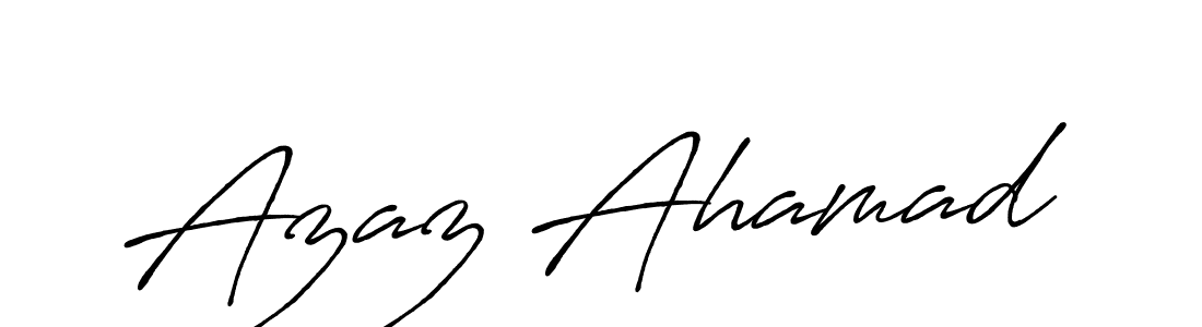 Also You can easily find your signature by using the search form. We will create Azaz Ahamad name handwritten signature images for you free of cost using Antro_Vectra_Bolder sign style. Azaz Ahamad signature style 7 images and pictures png