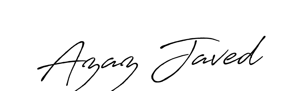 Azaz Javed stylish signature style. Best Handwritten Sign (Antro_Vectra_Bolder) for my name. Handwritten Signature Collection Ideas for my name Azaz Javed. Azaz Javed signature style 7 images and pictures png