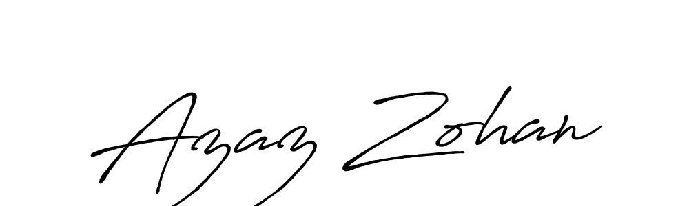 How to Draw Azaz Zohan signature style? Antro_Vectra_Bolder is a latest design signature styles for name Azaz Zohan. Azaz Zohan signature style 7 images and pictures png