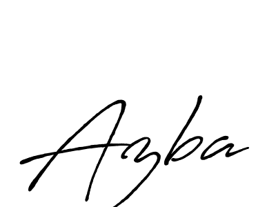 Make a beautiful signature design for name Azba. Use this online signature maker to create a handwritten signature for free. Azba signature style 7 images and pictures png