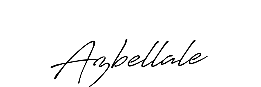 Design your own signature with our free online signature maker. With this signature software, you can create a handwritten (Antro_Vectra_Bolder) signature for name Azbellale. Azbellale signature style 7 images and pictures png