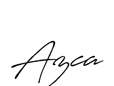 Design your own signature with our free online signature maker. With this signature software, you can create a handwritten (Antro_Vectra_Bolder) signature for name Azca. Azca signature style 7 images and pictures png