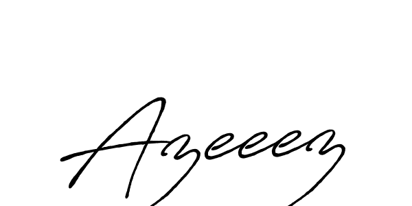 Azeeez stylish signature style. Best Handwritten Sign (Antro_Vectra_Bolder) for my name. Handwritten Signature Collection Ideas for my name Azeeez. Azeeez signature style 7 images and pictures png