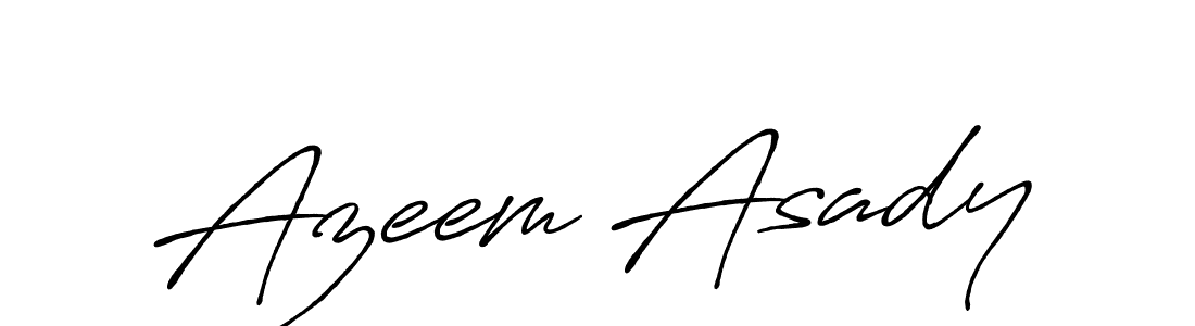 This is the best signature style for the Azeem Asady name. Also you like these signature font (Antro_Vectra_Bolder). Mix name signature. Azeem Asady signature style 7 images and pictures png