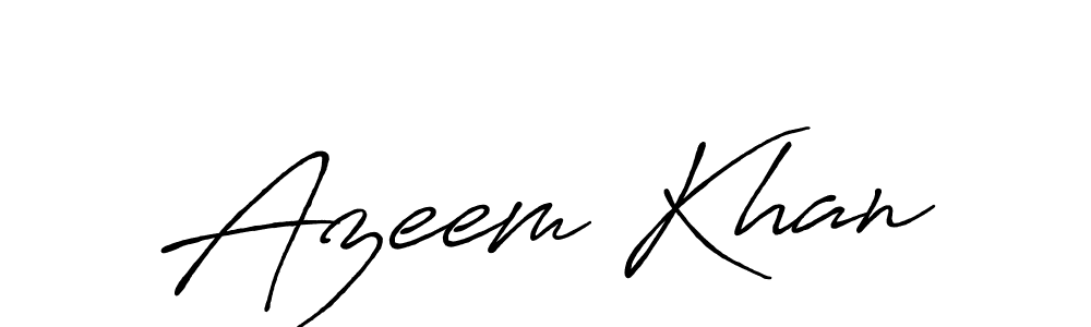 Also You can easily find your signature by using the search form. We will create Azeem Khan name handwritten signature images for you free of cost using Antro_Vectra_Bolder sign style. Azeem Khan signature style 7 images and pictures png