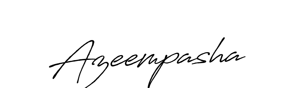 Make a beautiful signature design for name Azeempasha. With this signature (Antro_Vectra_Bolder) style, you can create a handwritten signature for free. Azeempasha signature style 7 images and pictures png