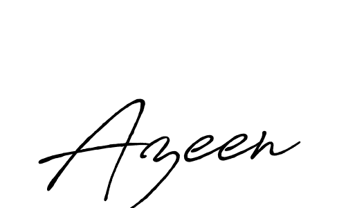 Create a beautiful signature design for name Azeen. With this signature (Antro_Vectra_Bolder) fonts, you can make a handwritten signature for free. Azeen signature style 7 images and pictures png