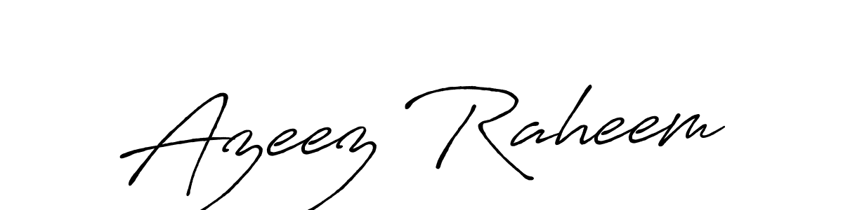 Make a short Azeez Raheem signature style. Manage your documents anywhere anytime using Antro_Vectra_Bolder. Create and add eSignatures, submit forms, share and send files easily. Azeez Raheem signature style 7 images and pictures png