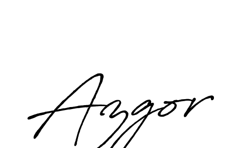 Use a signature maker to create a handwritten signature online. With this signature software, you can design (Antro_Vectra_Bolder) your own signature for name Azgor. Azgor signature style 7 images and pictures png