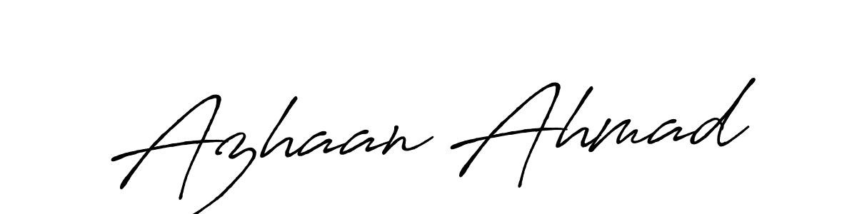 Also You can easily find your signature by using the search form. We will create Azhaan Ahmad name handwritten signature images for you free of cost using Antro_Vectra_Bolder sign style. Azhaan Ahmad signature style 7 images and pictures png