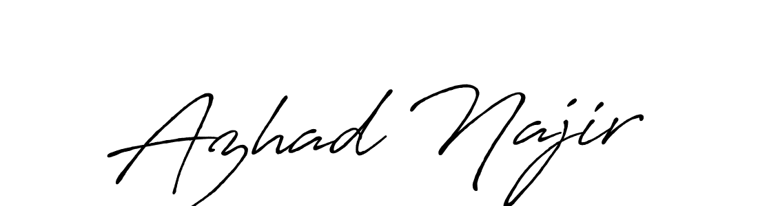 You can use this online signature creator to create a handwritten signature for the name Azhad Najir. This is the best online autograph maker. Azhad Najir signature style 7 images and pictures png