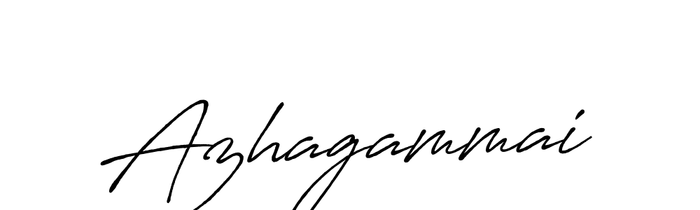 Make a beautiful signature design for name Azhagammai. With this signature (Antro_Vectra_Bolder) style, you can create a handwritten signature for free. Azhagammai signature style 7 images and pictures png