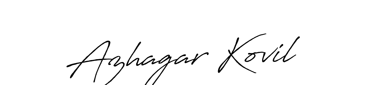 You should practise on your own different ways (Antro_Vectra_Bolder) to write your name (Azhagar Kovil) in signature. don't let someone else do it for you. Azhagar Kovil signature style 7 images and pictures png