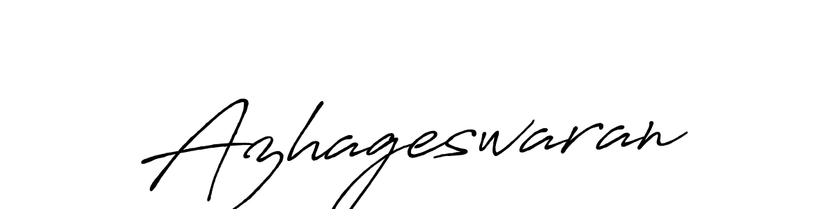 How to make Azhageswaran name signature. Use Antro_Vectra_Bolder style for creating short signs online. This is the latest handwritten sign. Azhageswaran signature style 7 images and pictures png