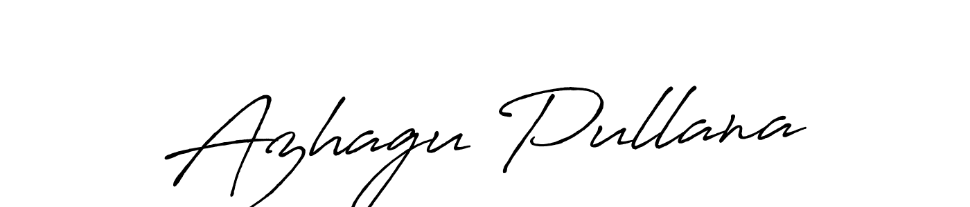 Design your own signature with our free online signature maker. With this signature software, you can create a handwritten (Antro_Vectra_Bolder) signature for name Azhagu Pullana. Azhagu Pullana signature style 7 images and pictures png